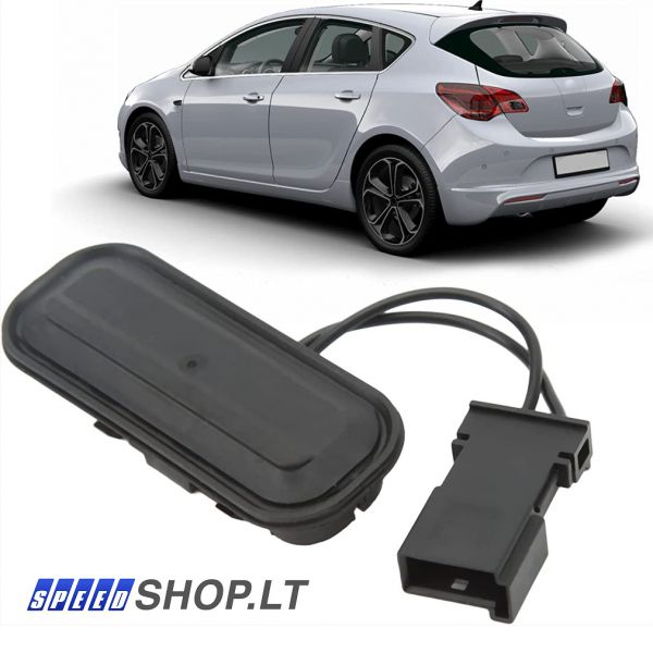 Opel ASTRA J bagažinės atidarymo mygtukas